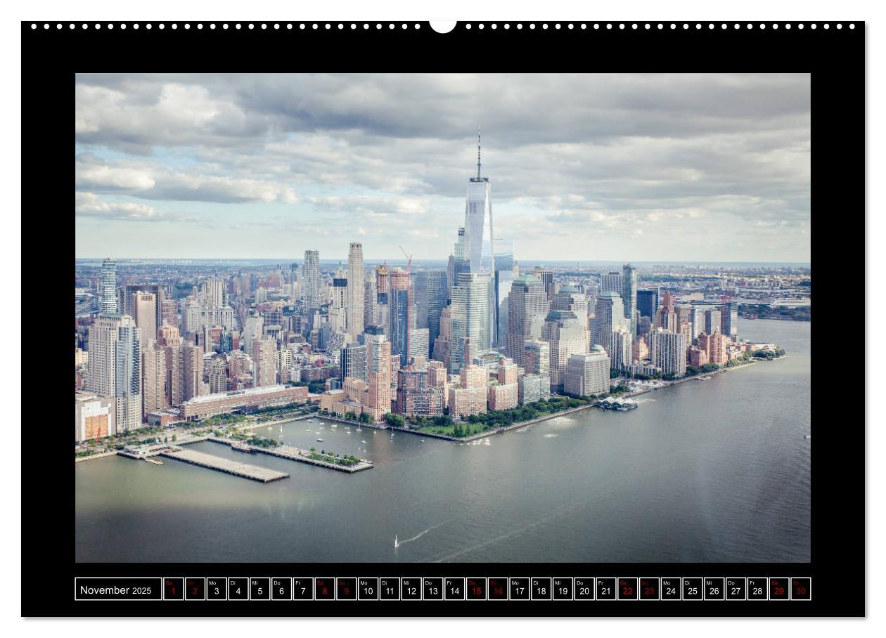 Bild: 9783435283385 | New York (Wandkalender 2025 DIN A2 quer), CALVENDO Monatskalender