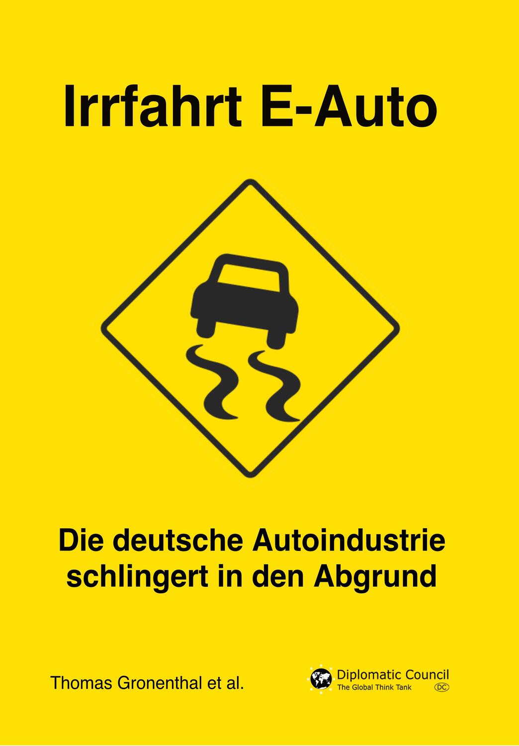 Cover: 9783947818815 | Irrfahrt E-Auto | Abgesang auf die deutsche Autoindustrie | Gronenthal