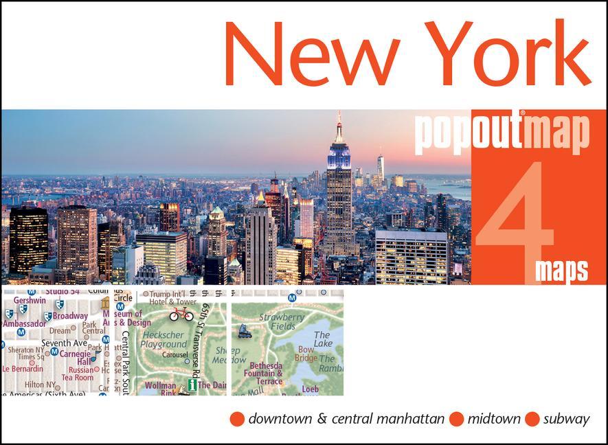 Cover: 9781914515323 | New York Double | PopOut Map | Popout Maps | (Land-)Karte | Englisch