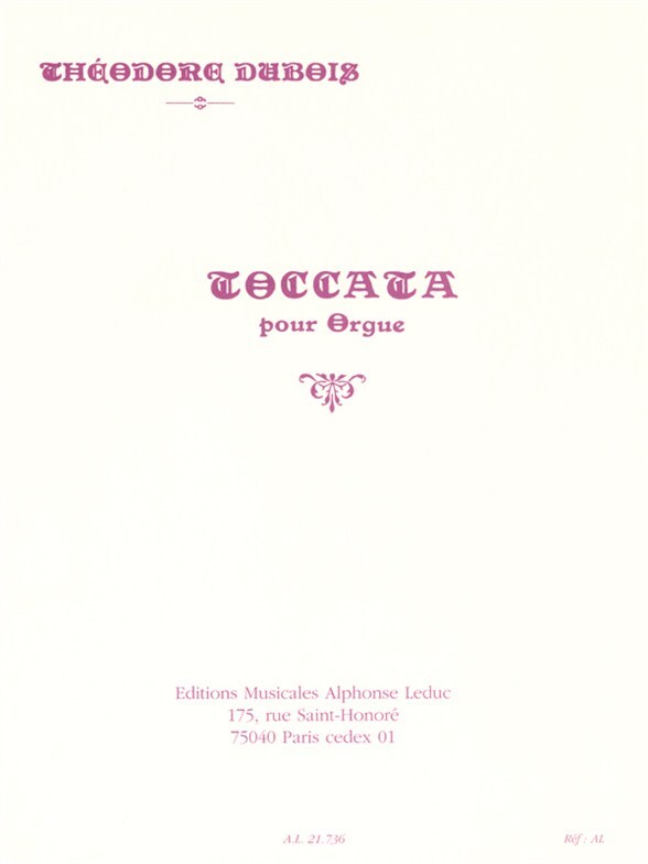 Cover: 9790046217364 | Toccata | Francois Clement Théodore Dubois | Buch | Alphonse Leduc