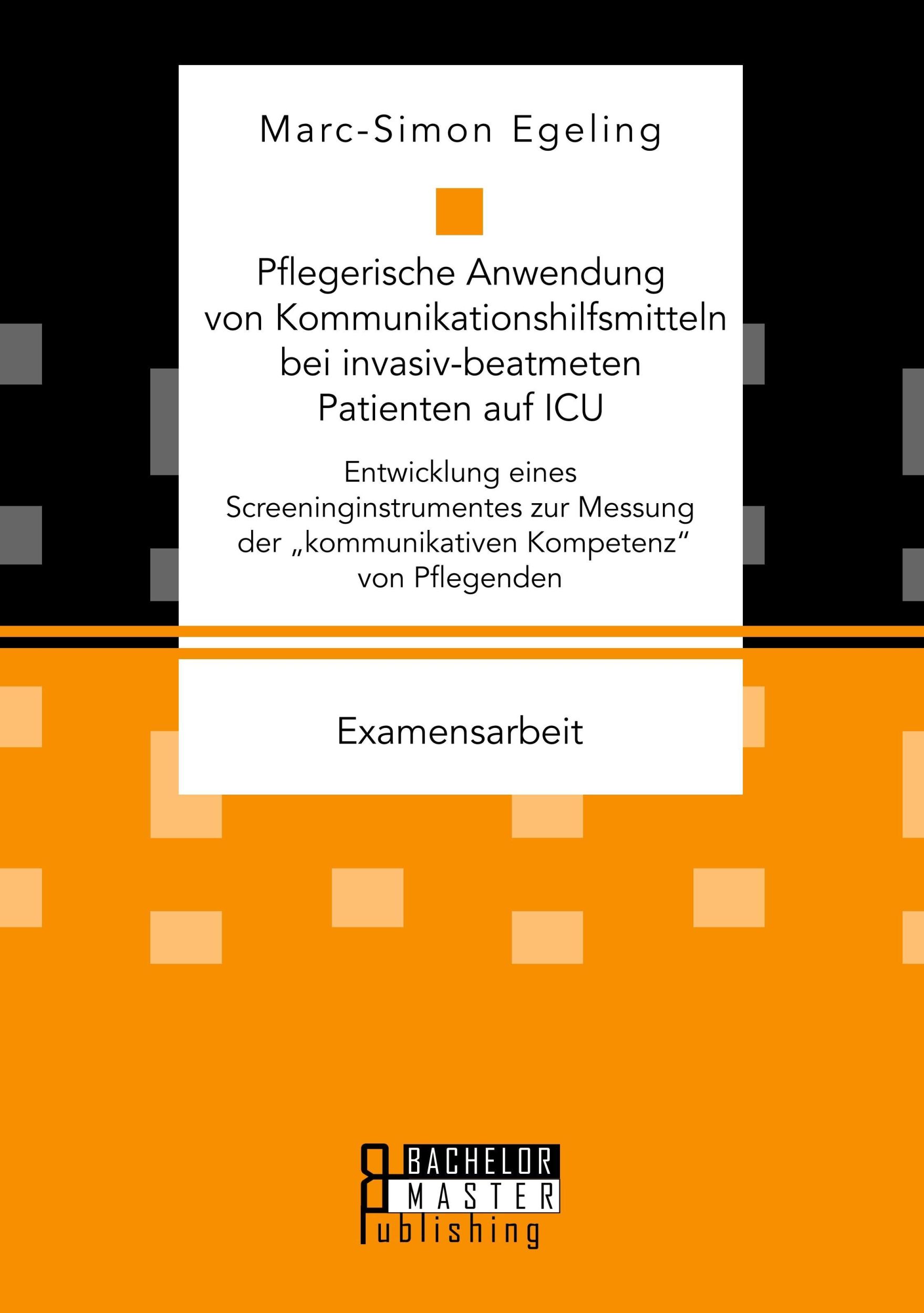 Cover: 9783959930697 | Pflegerische Anwendung von Kommunikationshilfsmitteln bei...