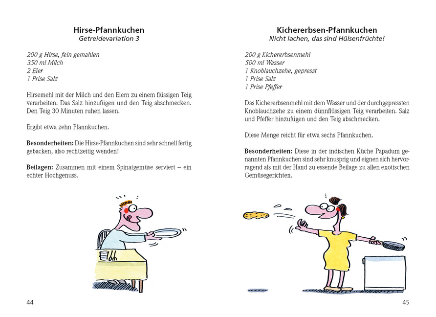 Bild: 9783895663499 | Das Buch vom guten Pfannkuchen | Vollwertige Rezepte | Klaus Weber