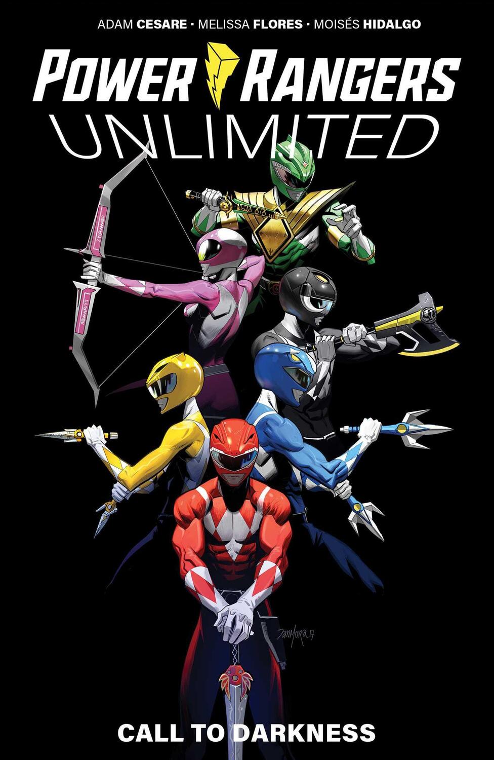 Cover: 9781608861392 | Power Rangers Unlimited | Call to Darkness | Adam Cesare (u. a.)