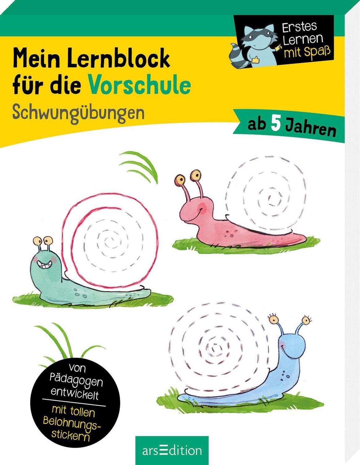 Cover: 9783845844084 | Mein Lernblock für die Vorschule - Schwungübungen | Hannah Lang | Buch