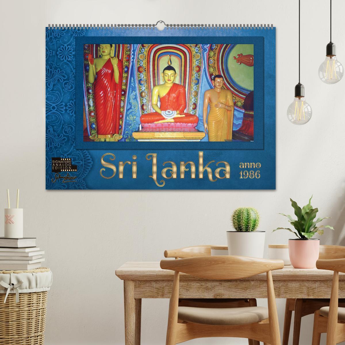 Bild: 9783435102860 | Sri Lanka anno 1986 (Wandkalender 2025 DIN A2 quer), CALVENDO...