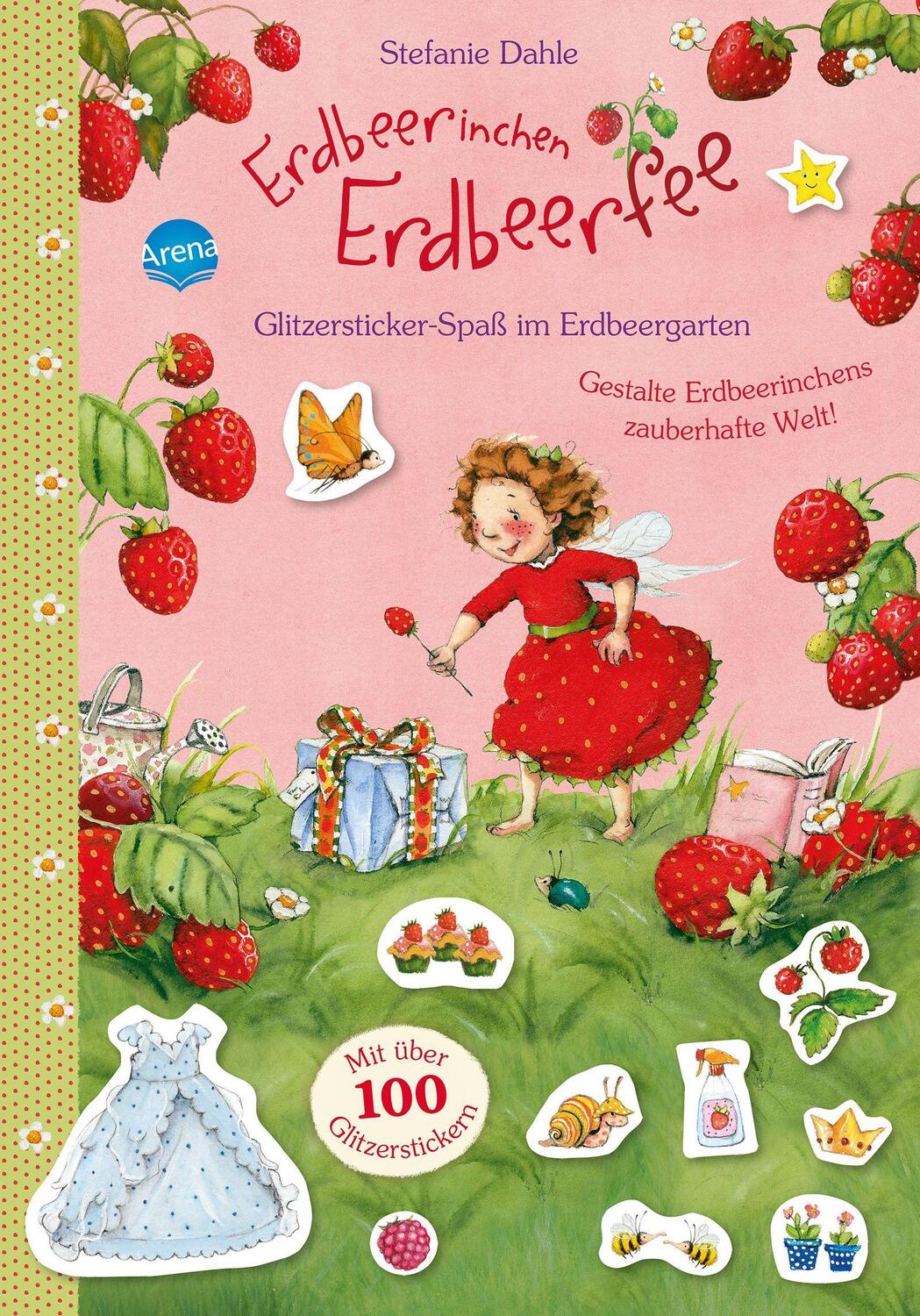 Cover: 9783401712192 | Erdbeerinchen Erdbeerfee. Glitzersticker-Spaß im Erdbeergarten | Dahle