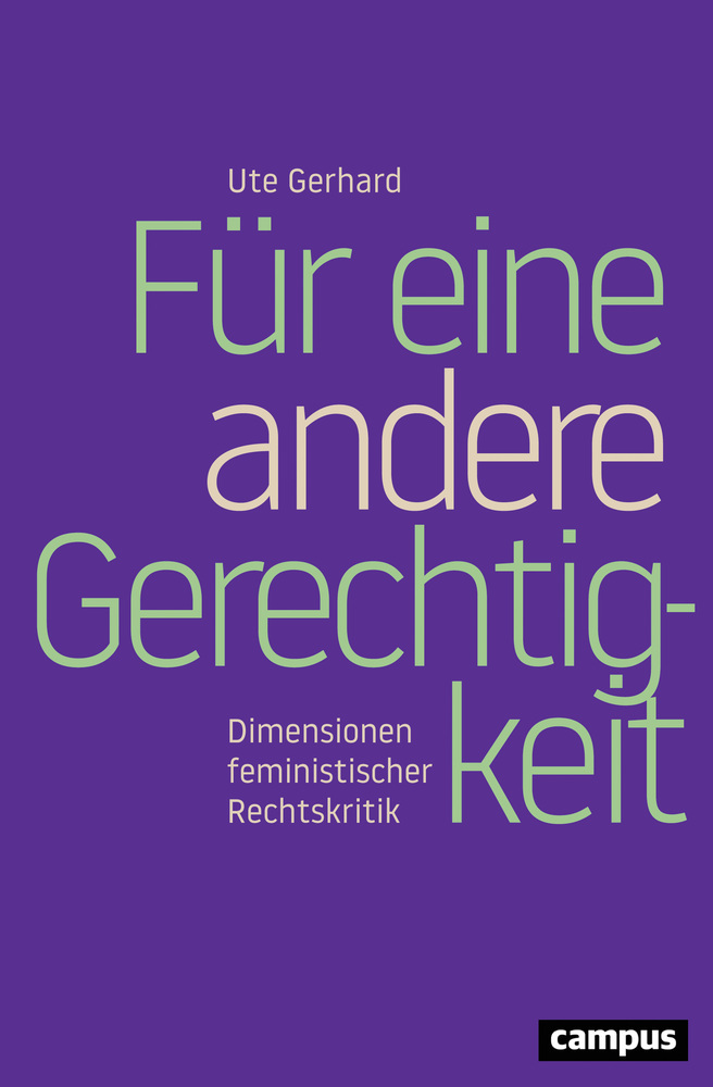 Cover: 9783593508368 | Für eine andere Gerechtigkeit | Ute Gerhard | Taschenbuch | 405 S.