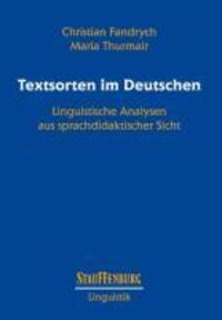 Cover: 9783860571958 | Textsorten im Deutschen | Christian Fandrych (u. a.) | Taschenbuch