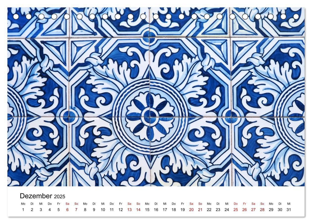 Bild: 9783435029617 | Azulejos - Portugals beliebte Kachel Kunst (Tischkalender 2025 DIN...