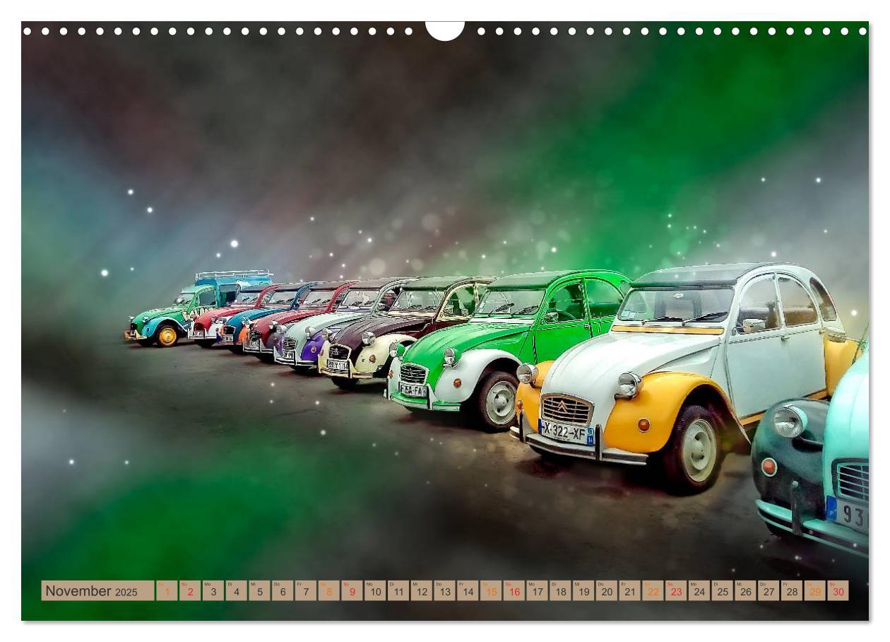 Bild: 9783435349081 | Die Ente - Citroën 2CV (Wandkalender 2025 DIN A3 quer), CALVENDO...