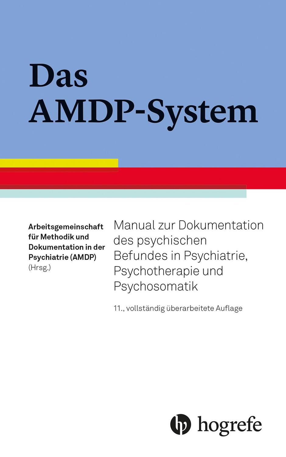 Cover: 9783801731571 | Das AMDP-System | Psychiatrie | Buch | Deutsch | 2022