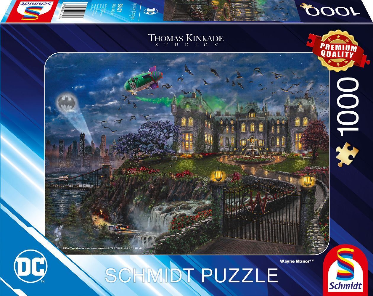 Cover: 4001504584276 | Wayne Manor(TM) | Puzzle Thomas Kinkade, DC 1000 Teile | Spiel | 58427