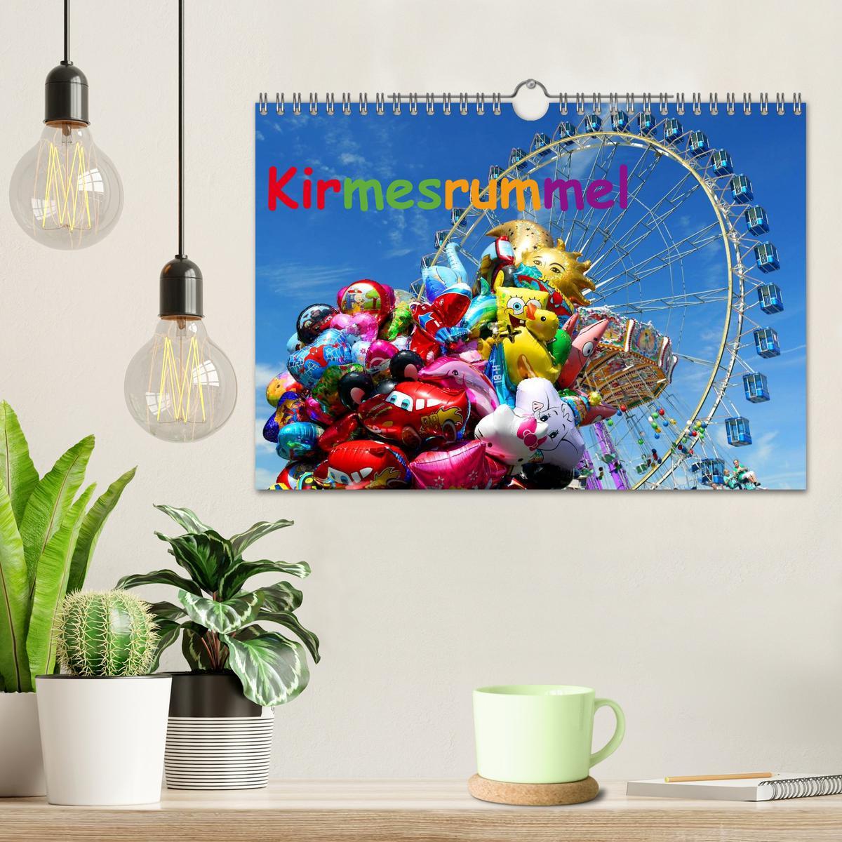 Bild: 9783435744480 | Kirmesrummel (Wandkalender 2025 DIN A4 quer), CALVENDO Monatskalender