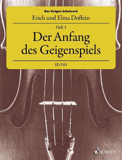 Cover: 9790001036405 | Das Geigen-Schulwerk | Der Anfang des Geigenspiels. Band 1. Violine.