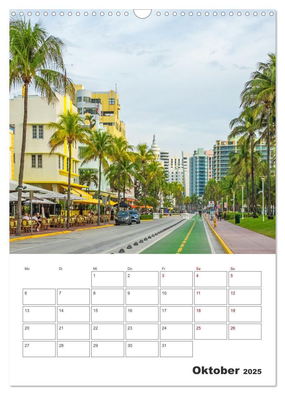 Bild: 9783457156483 | Miami - Reiseplaner (Wandkalender 2025 DIN A3 hoch), CALVENDO...