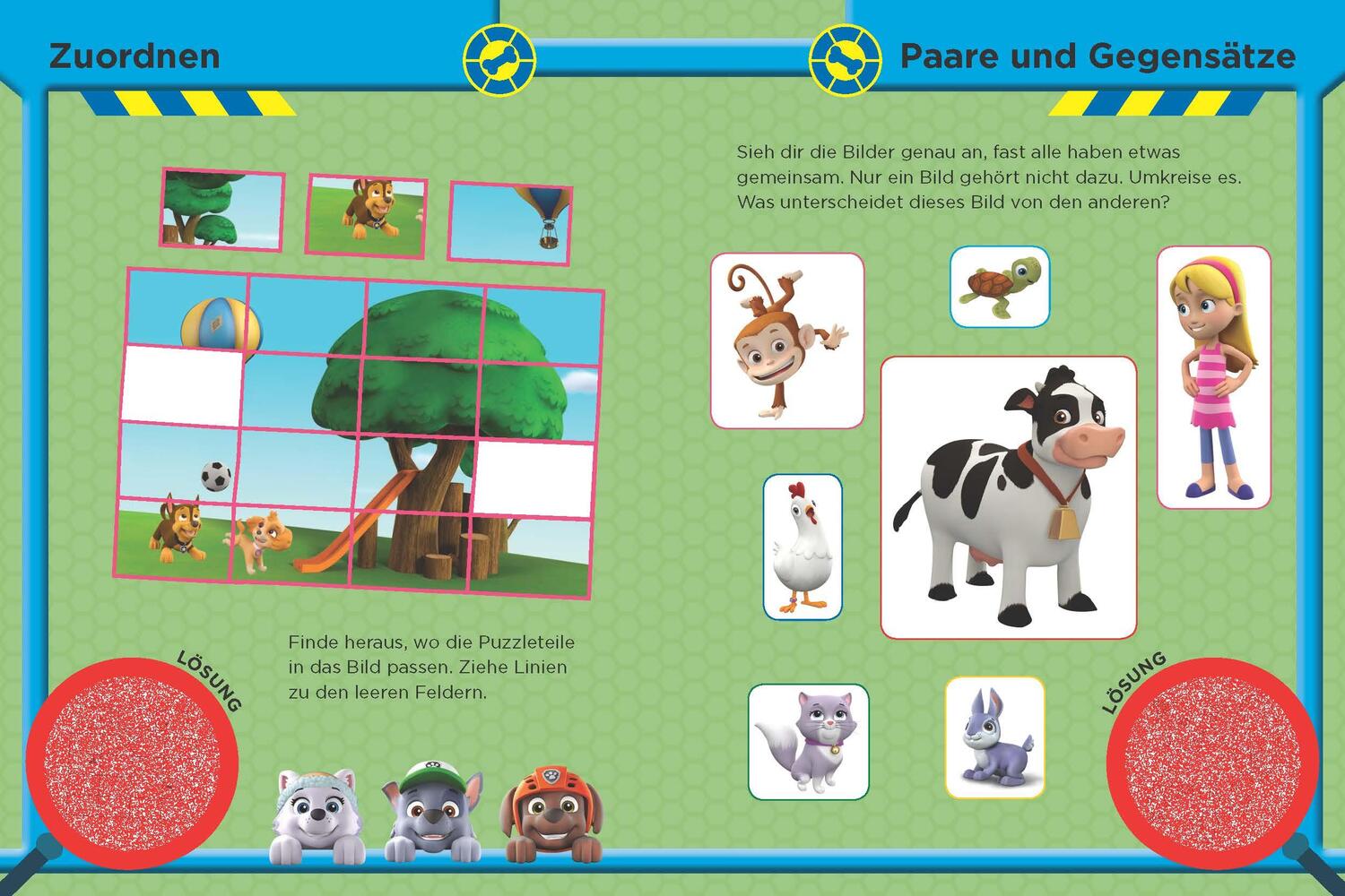 Bild: 9783849921989 | Paw Patrol Mein Lernspielbuch mit Löselupe | Verlag | Taschenbuch