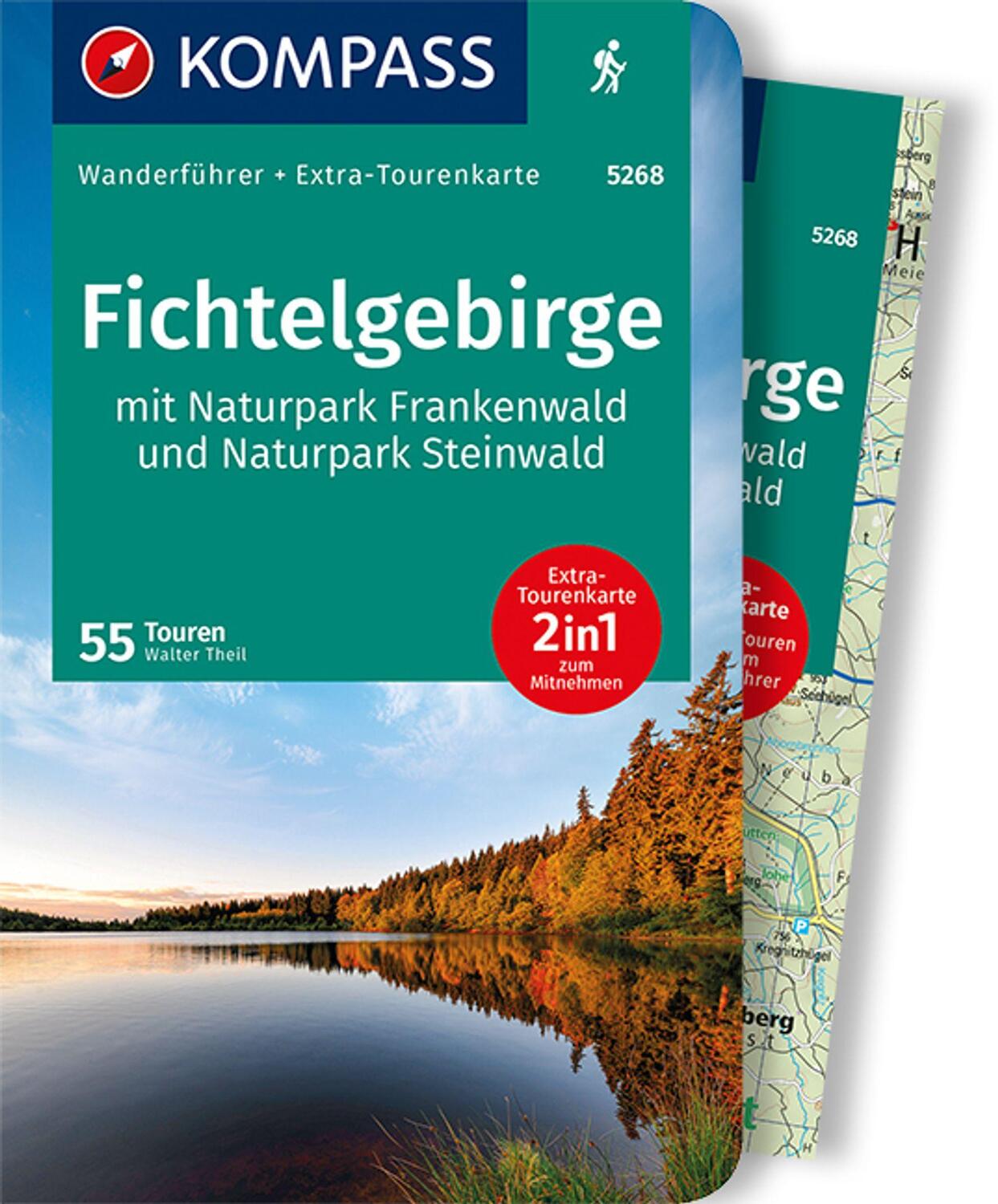 Cover: 9783991212065 | KOMPASS Wanderführer Fichtelgebirge mit Naturpark Frankenwald und...