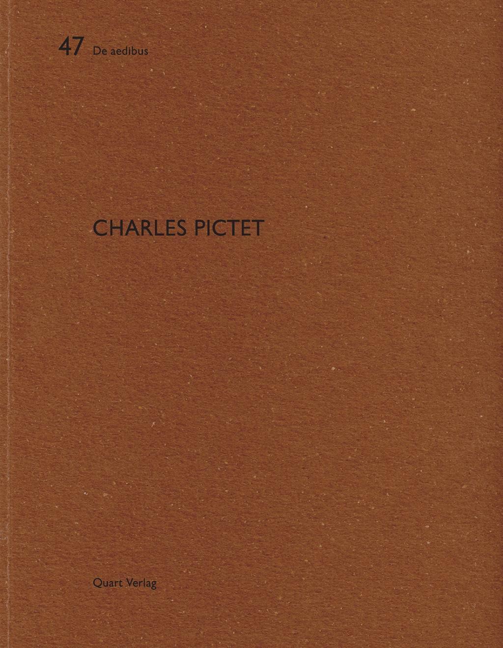 Cover: 9783037610374 | Charles Pictet | Dt/engl, De aedibus 47 | Buch | 96 S. | Deutsch
