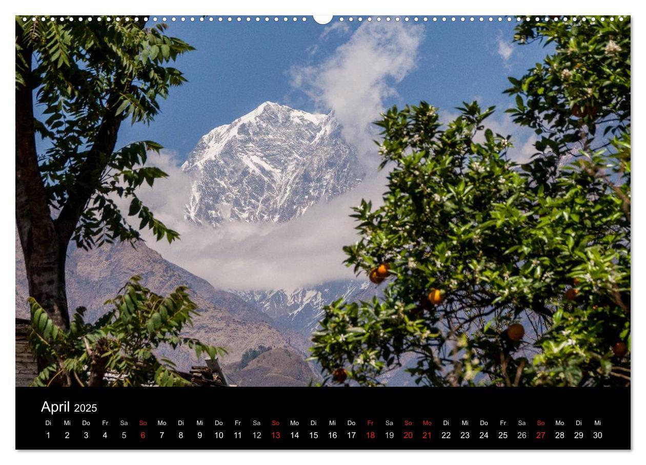 Bild: 9783435567560 | Namaste Nepal (Wandkalender 2025 DIN A2 quer), CALVENDO Monatskalender