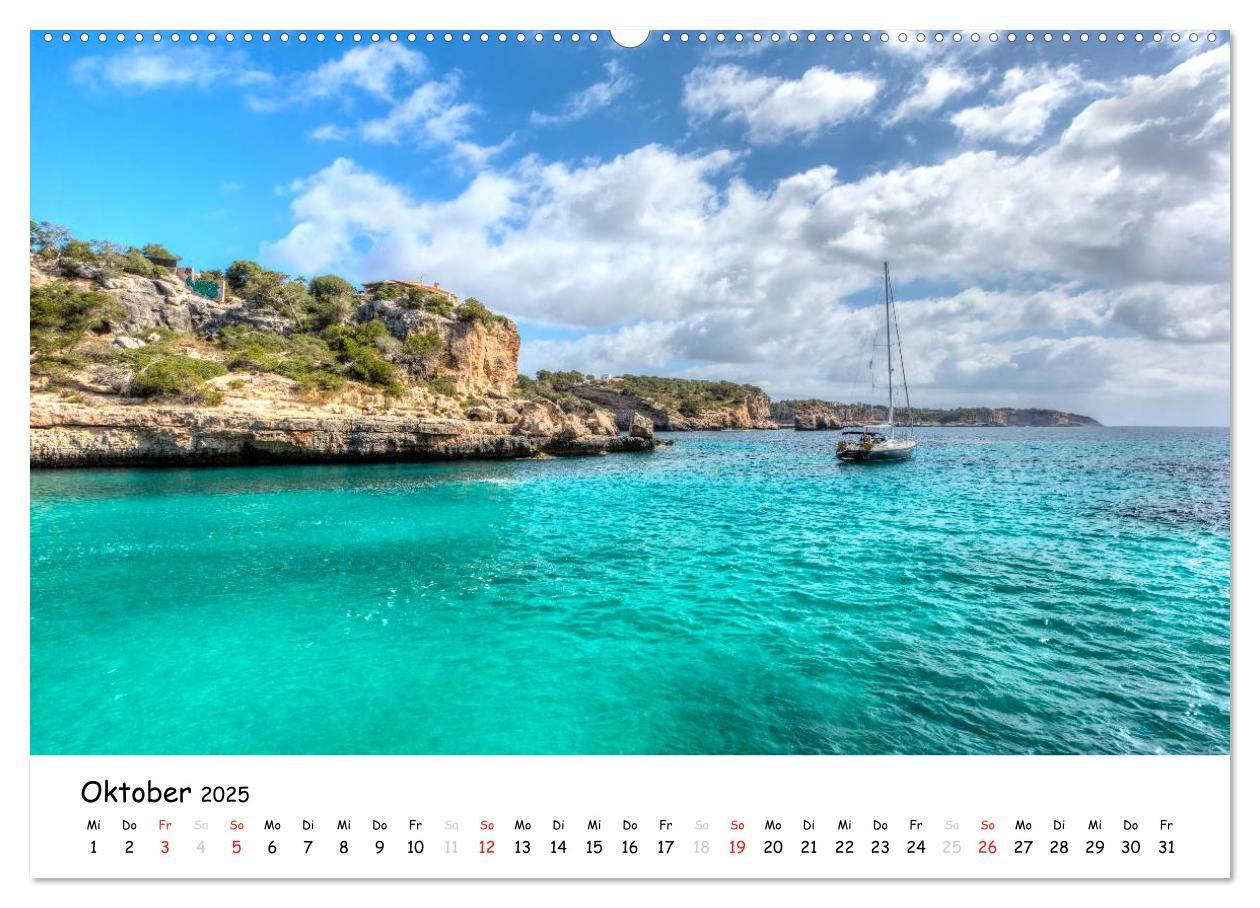 Bild: 9783435609024 | Wildes und romantisches Mallorca (Wandkalender 2025 DIN A2 quer),...