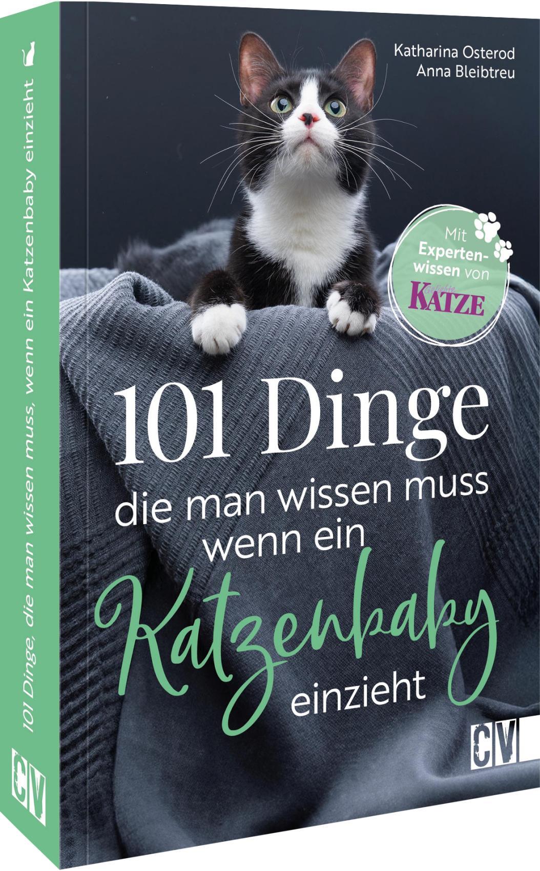 Cover: 9783838839882 | 101 Dinge, die man wissen muss, wenn ein Katzenbaby einzieht | Buch
