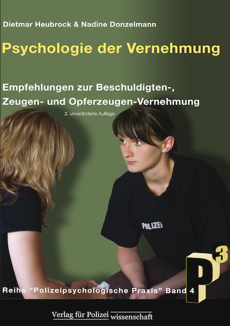 Cover: 9783866768444 | Psychologie der Vernehmung | Dietmar Heubrock (u. a.) | Taschenbuch