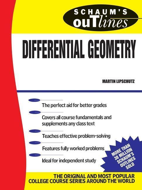 Cover: 9780070379855 | Schaum's Outline of Differential Geometry | Martin Lipschutz | Buch