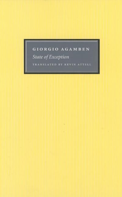 Cover: 9780226009254 | State of Exception | Giorgio Agamben (u. a.) | Taschenbuch | Englisch