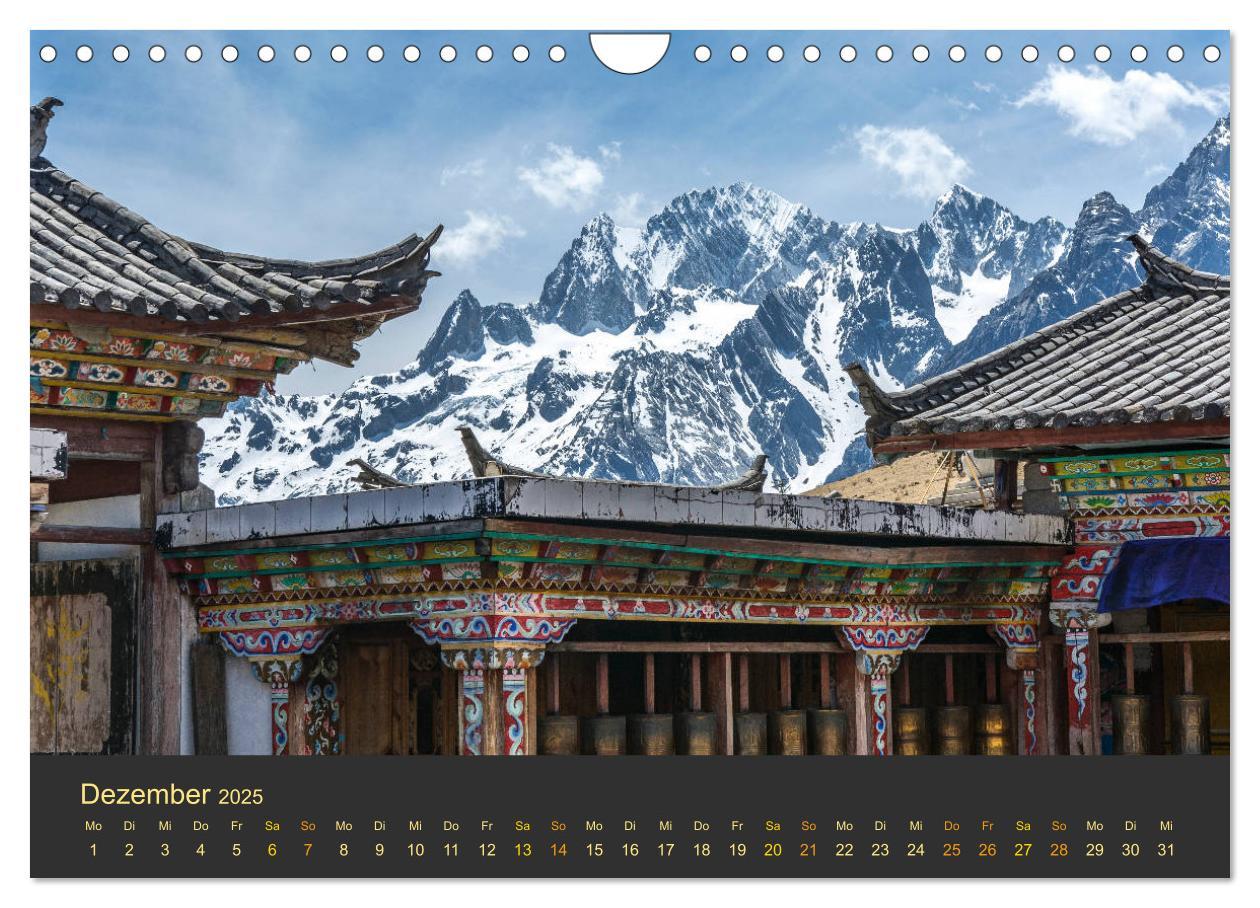 Bild: 9783435387953 | Yunnan - Magische Orte (Wandkalender 2025 DIN A4 quer), CALVENDO...