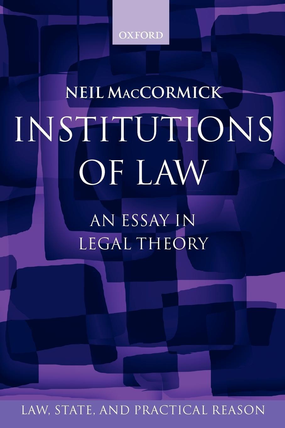 Cover: 9780199535439 | Institutions of Law | An Essay in Legal Theory | Maccormick | Buch