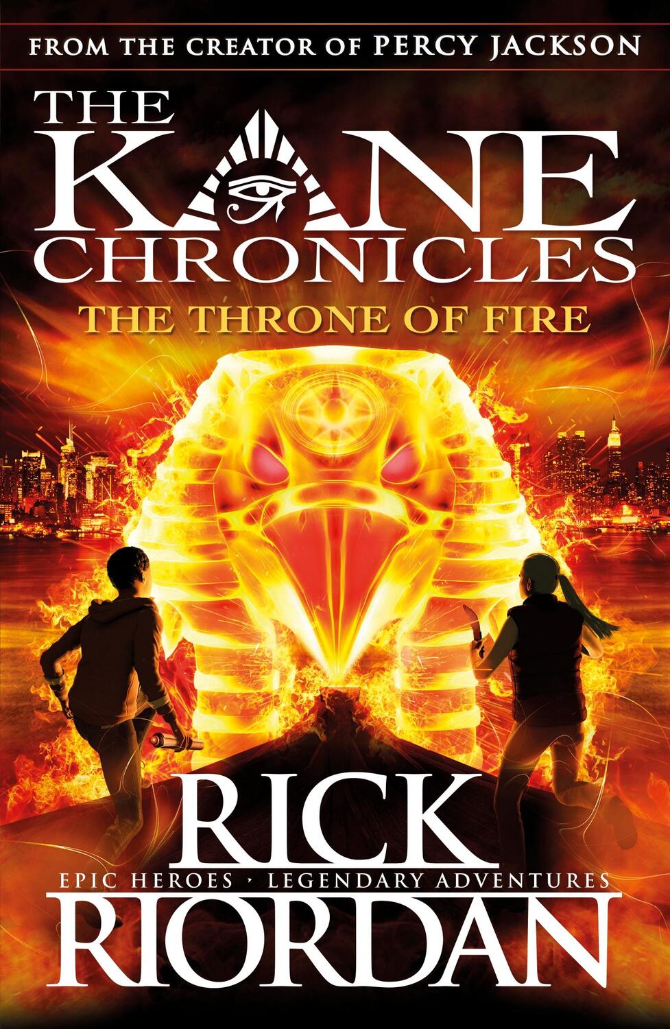 Cover: 9780141335674 | The Kane Chronicles 02. The Throne of Fire | Rick Riordan | Buch