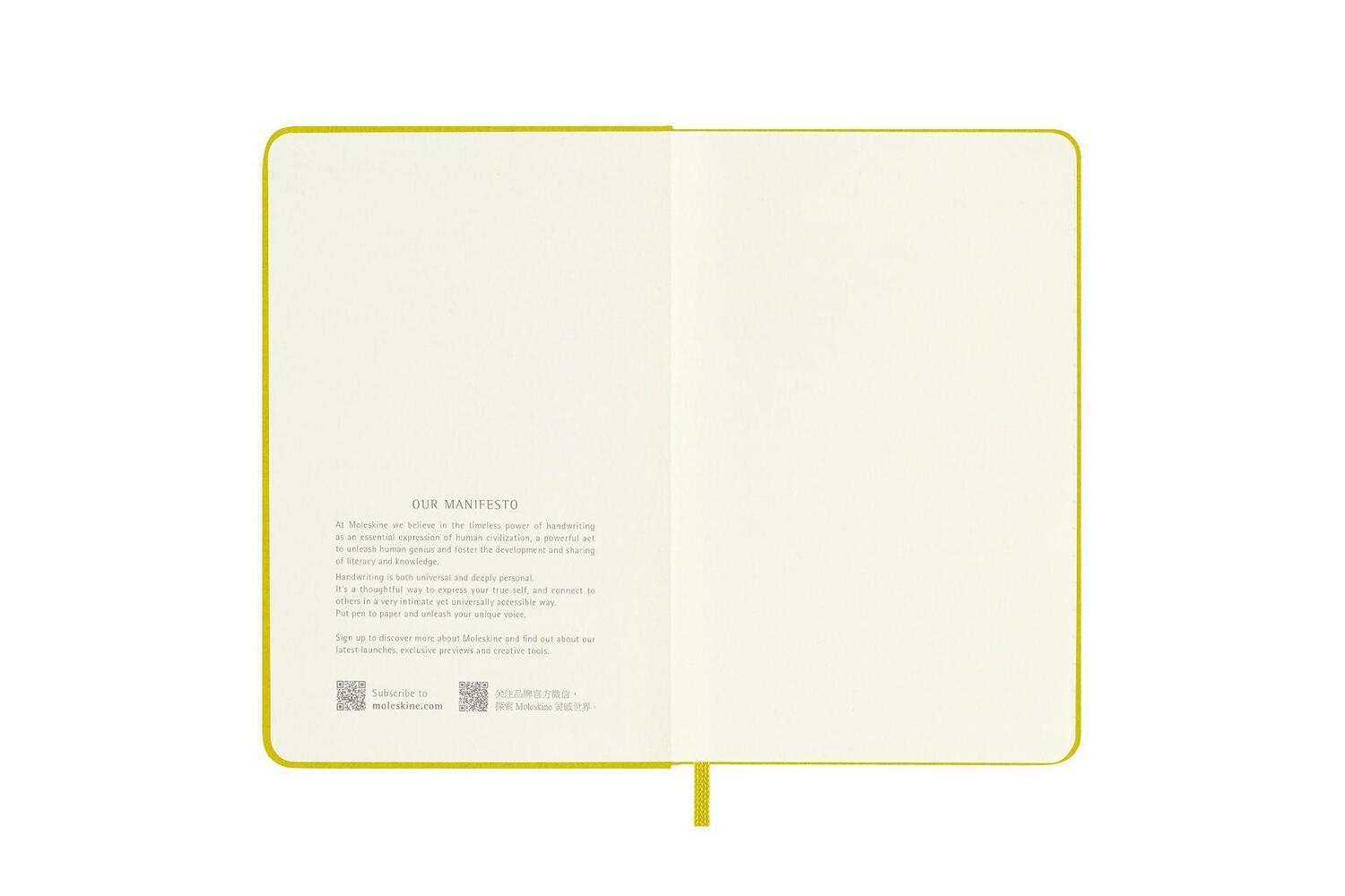 Bild: 8056598853032 | Moleskine Classic Notebook, Pocket, Ruled, Hay Yellow, Silk Hard...