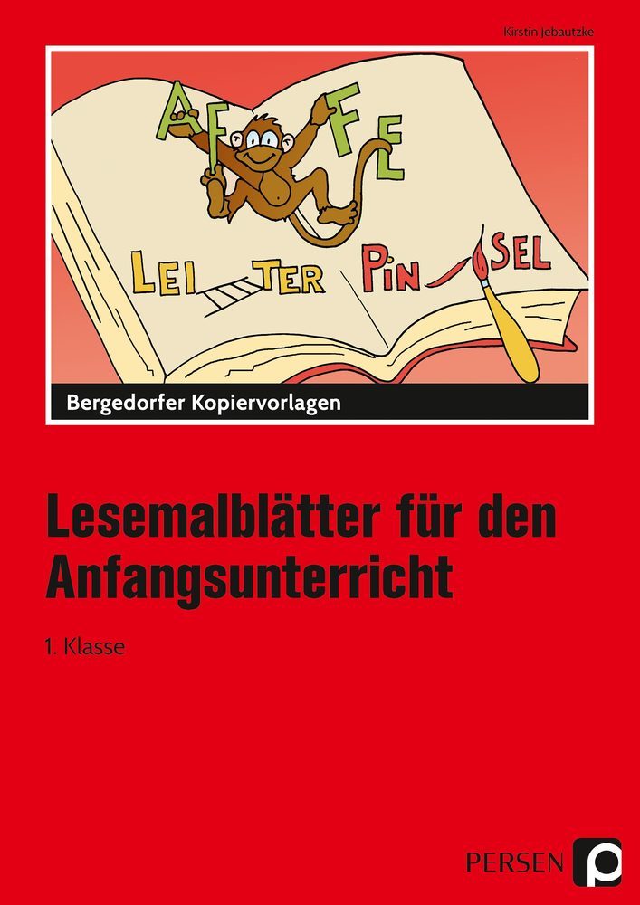 Cover: 9783403210054 | Lesemalblätter für den Anfangsunterricht | (1. Klasse) | Jebautzke