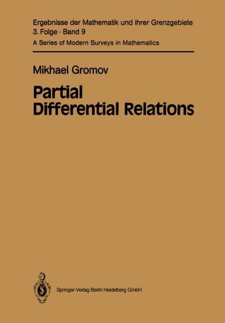 Cover: 9783642057205 | Partial Differential Relations | Misha Gromov | Taschenbuch | Englisch
