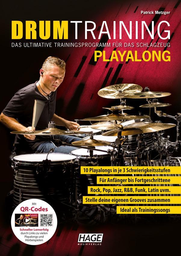 Cover: 9783866263284 | Drum Training Playalong + MP3-CD | Patrick Metzger | Buch | 108 S.