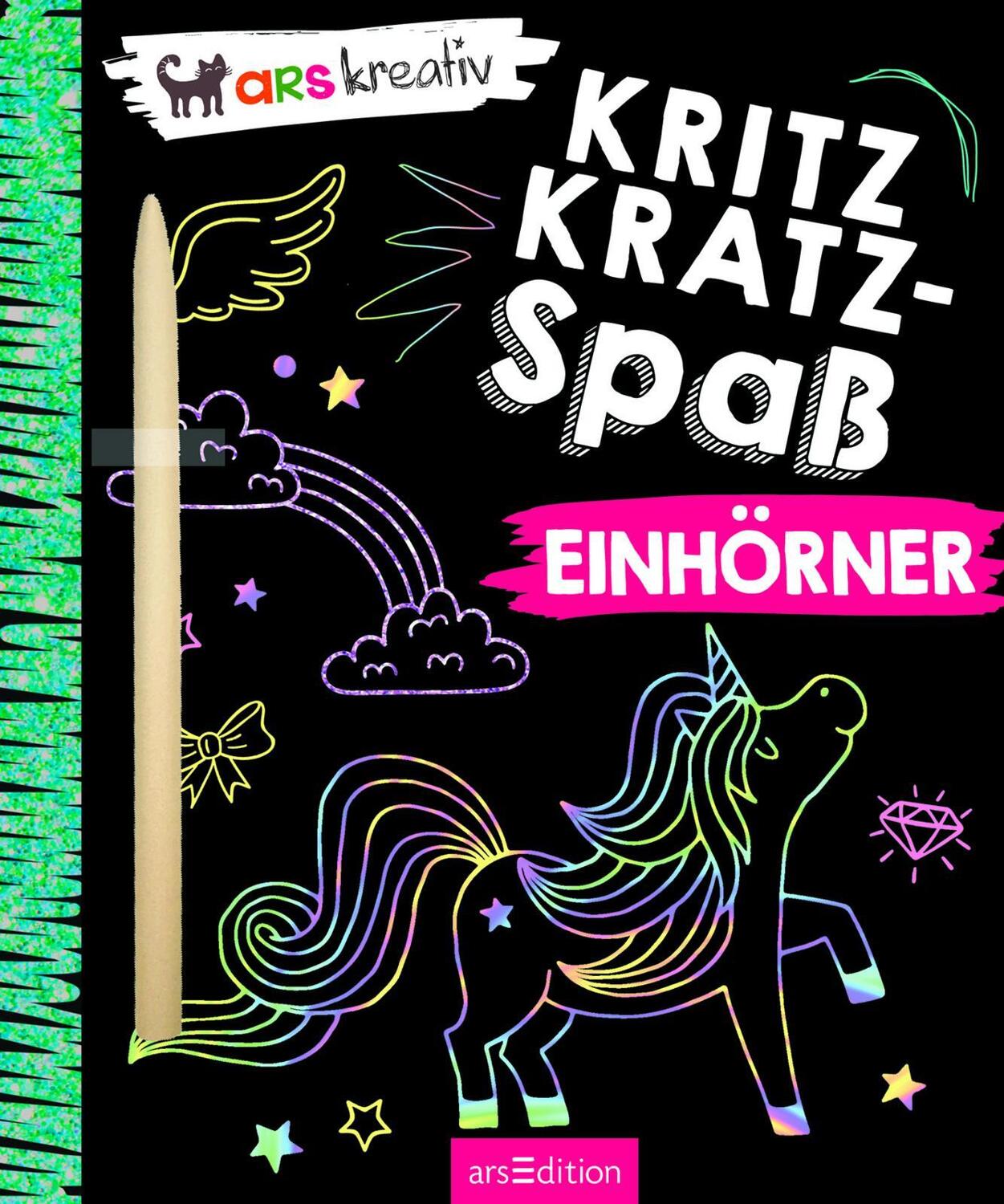 Bild: 9783845841076 | Kritzkratz-Spaß Einhörner | Taschenbuch | Spiralbindung | 36 S. | 2020