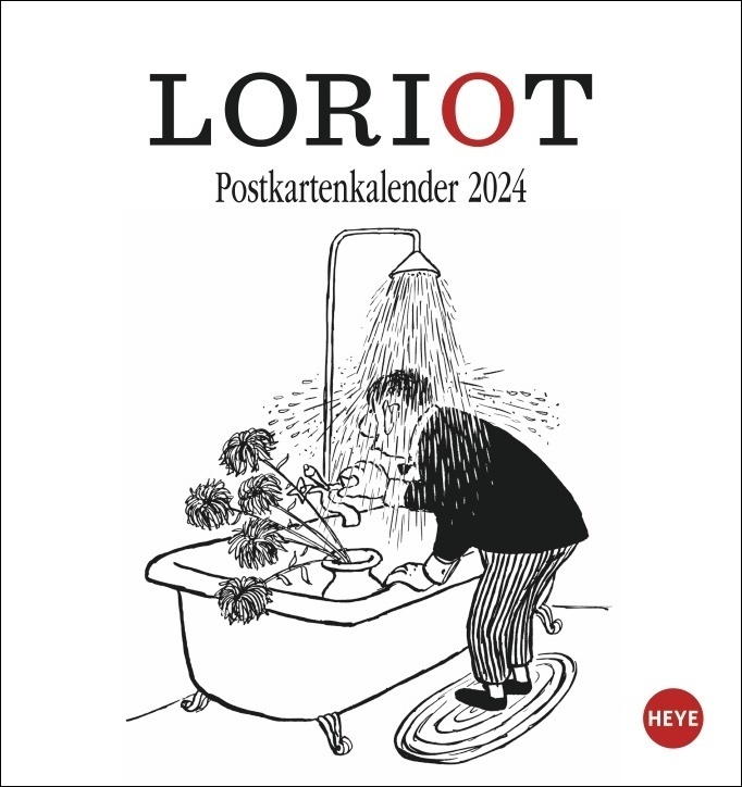Cover: 9783756402915 | Loriot Postkartenkalender 2024. Humorvoller Kalender zum Aufstellen...