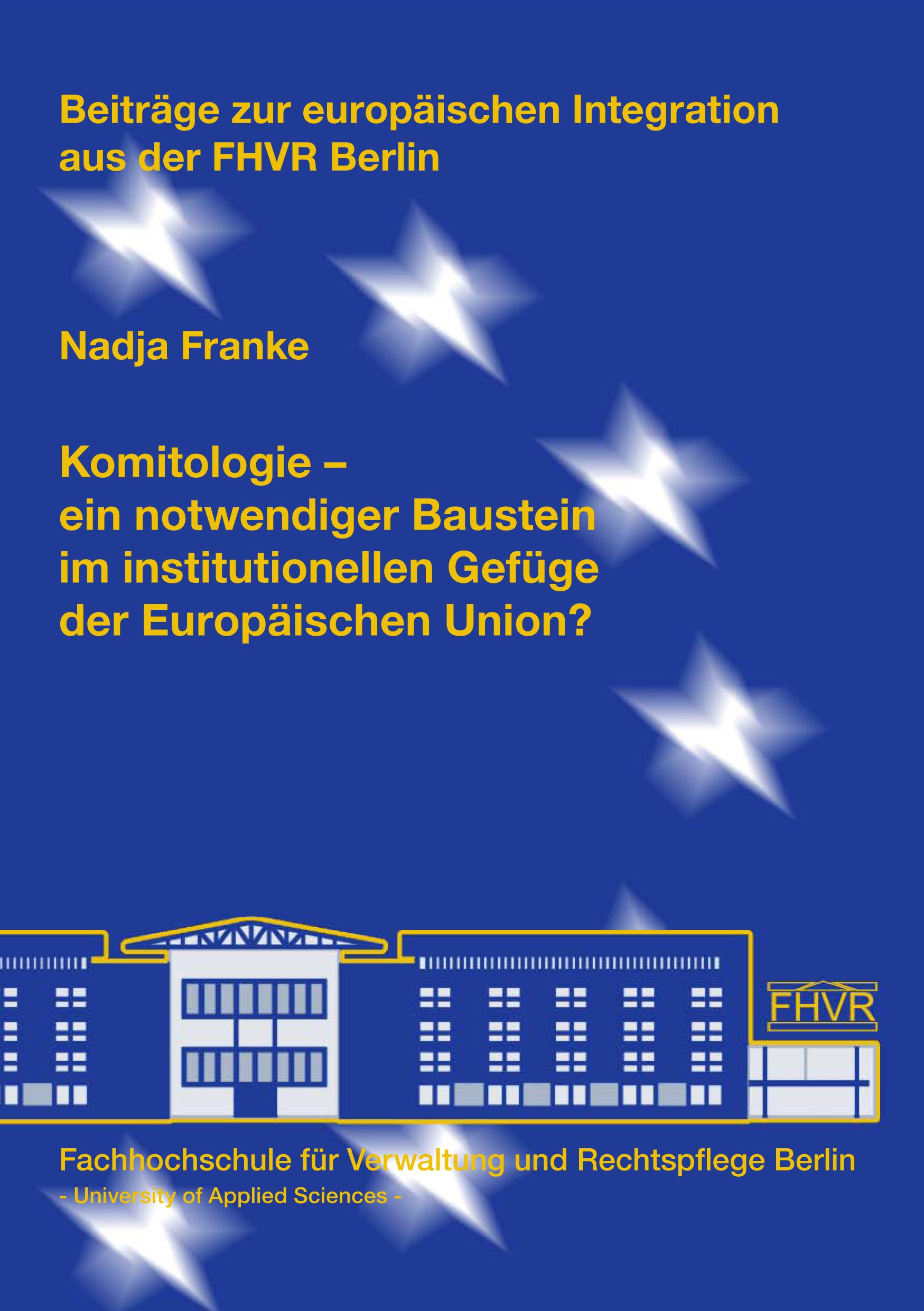 Cover: 9783933633934 | Komitologie | Nadja Franke | Taschenbuch | 96 S. | Deutsch | 2007