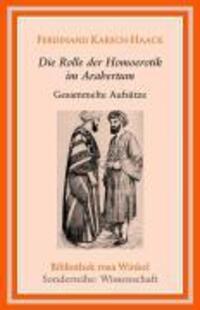 Cover: 9783935596800 | Die Rolle der Homoerotik im Arabertum | Ferdinand Karsch-Haack | Buch
