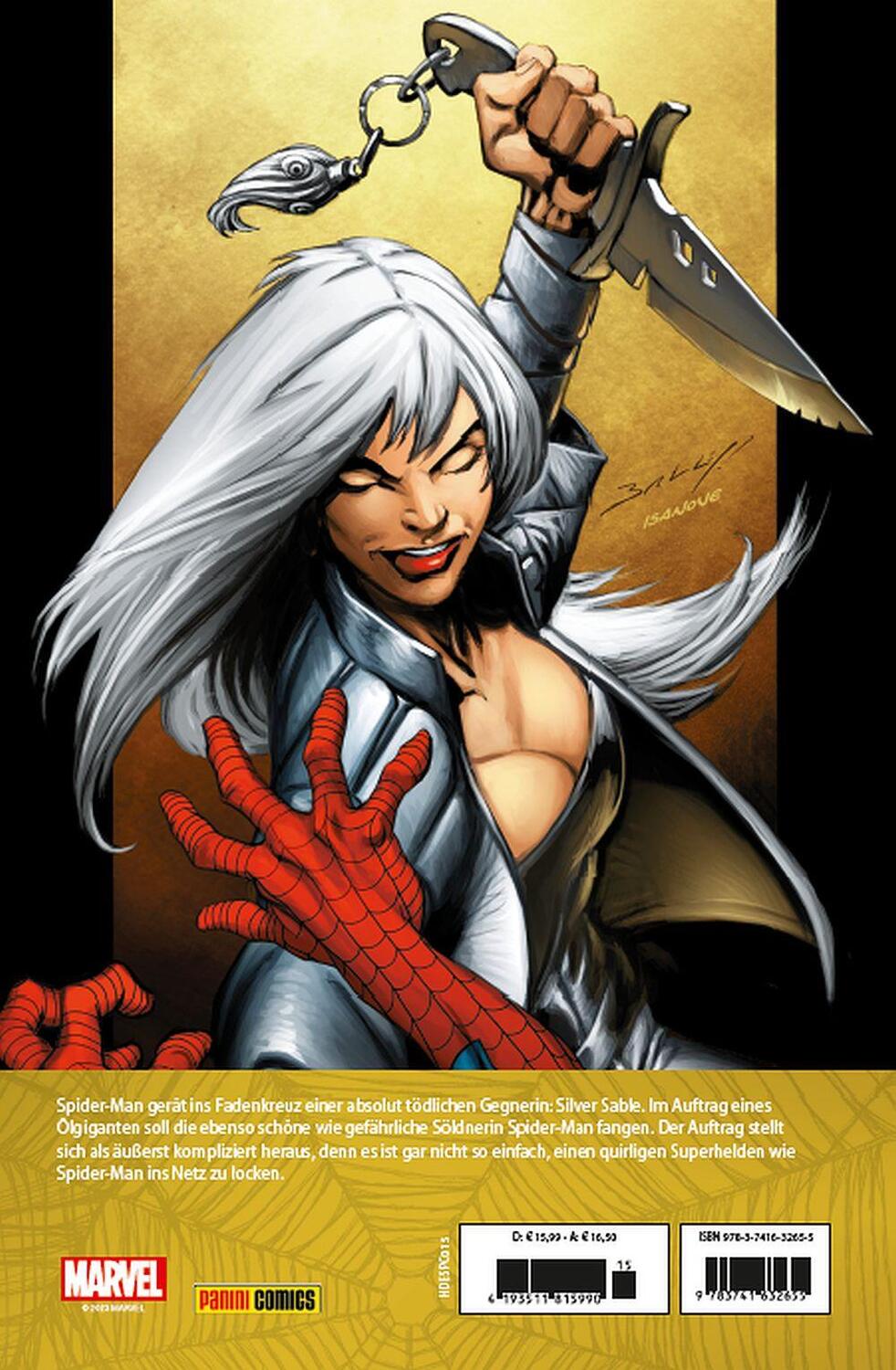 Rückseite: 9783741632655 | Die ultimative Spider-Man-Comic-Kollektion | Bd. 15: Silver Sable