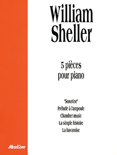 Cover: 9790231100211 | William Sheller, 5 Pièces pour Piano Klavier Buch | William Sheller