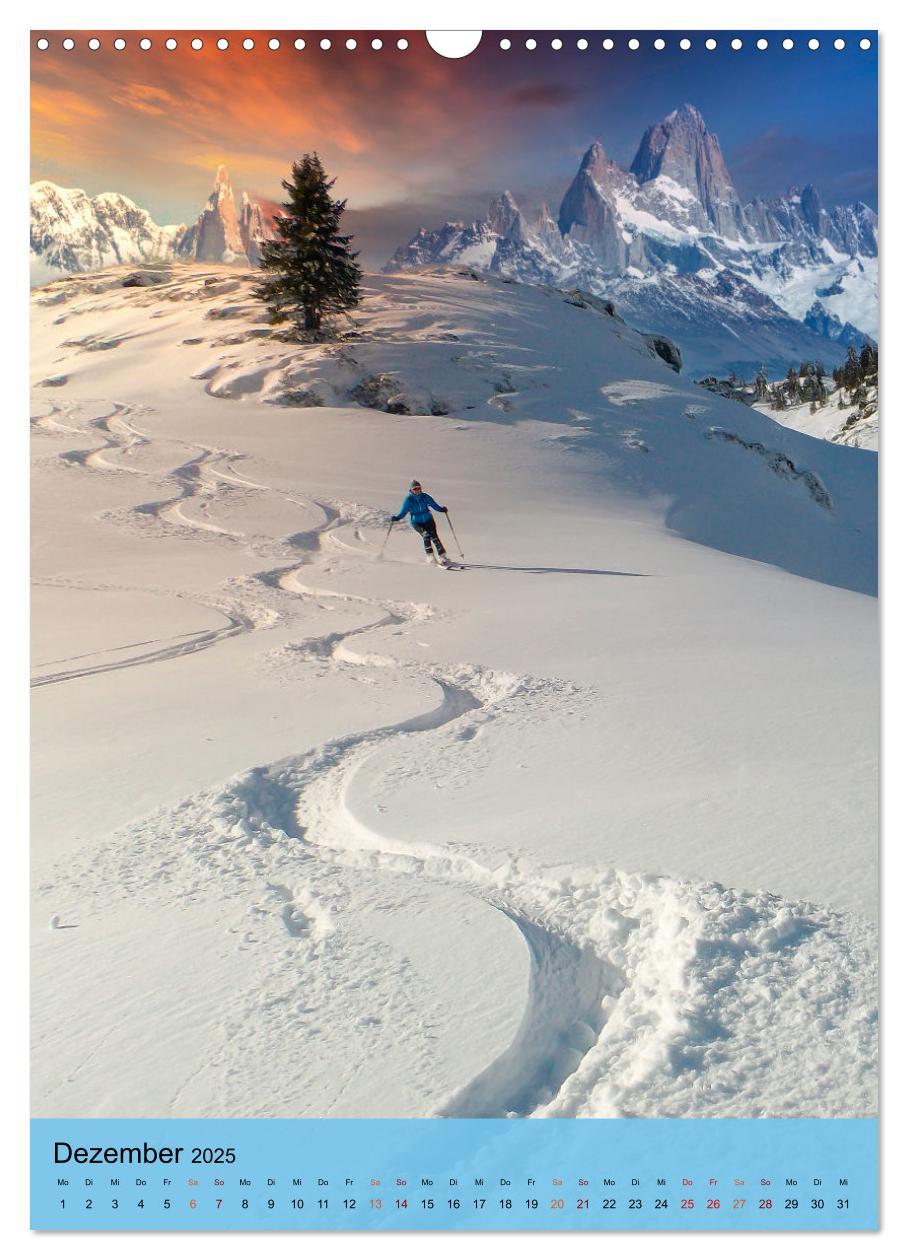 Bild: 9783435931637 | Endlich wieder Skifahren (Wandkalender 2025 DIN A3 hoch), CALVENDO...