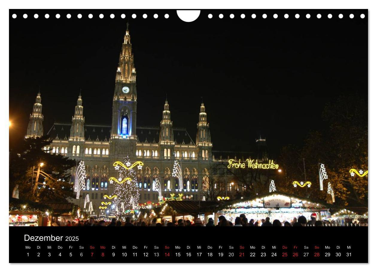 Bild: 9783435829620 | Wien (Wandkalender 2025 DIN A4 quer), CALVENDO Monatskalender | Strutz