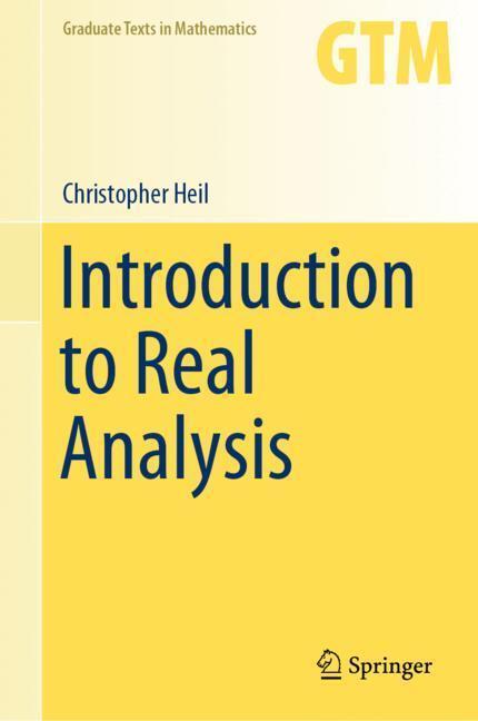 Cover: 9783030269012 | Introduction to Real Analysis | Christopher Heil | Buch | Englisch