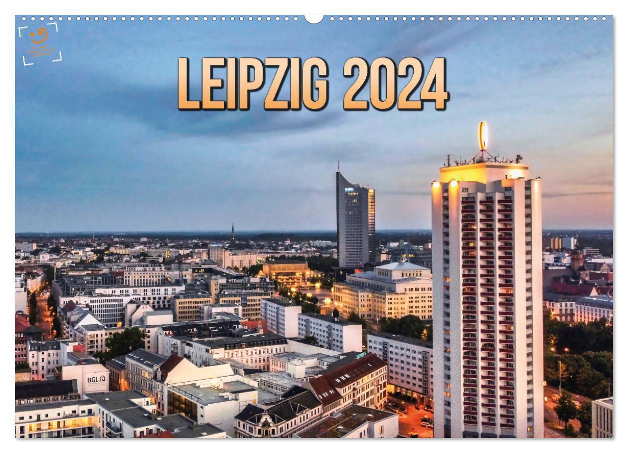 Cover: 9783383649264 | Leipzig Kalender 2024 (Wandkalender 2024 DIN A2 quer), CALVENDO...
