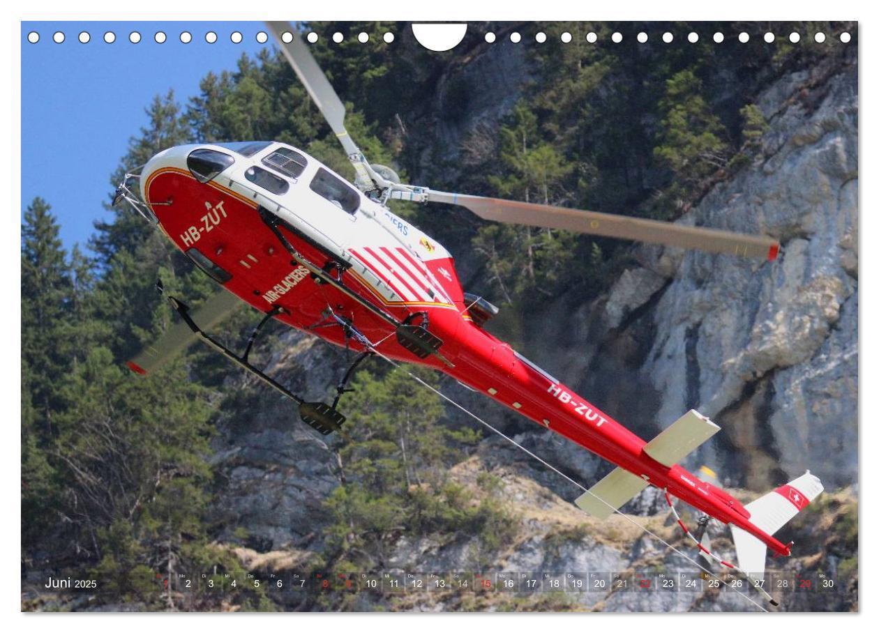 Bild: 9783435635399 | Helikopter in der Luft (Wandkalender 2025 DIN A4 quer), CALVENDO...