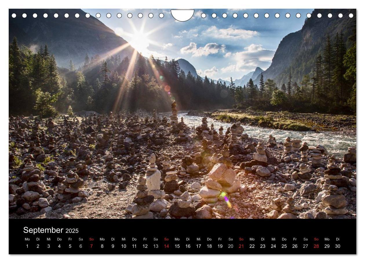 Bild: 9783435613595 | Bergblicke - Karwendel (Wandkalender 2025 DIN A4 quer), CALVENDO...