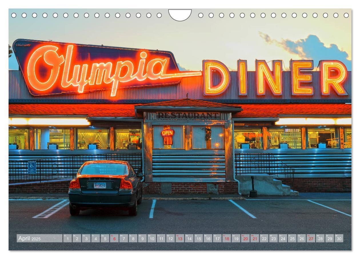 Bild: 9783435166886 | American Diner - es gibt sie noch (Wandkalender 2025 DIN A4 quer),...