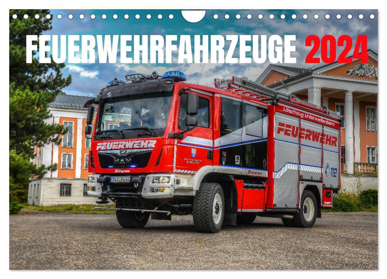 Cover: 9783675625099 | Feuerwehrfahrzeuge (Wandkalender 2024 DIN A4 quer), CALVENDO...