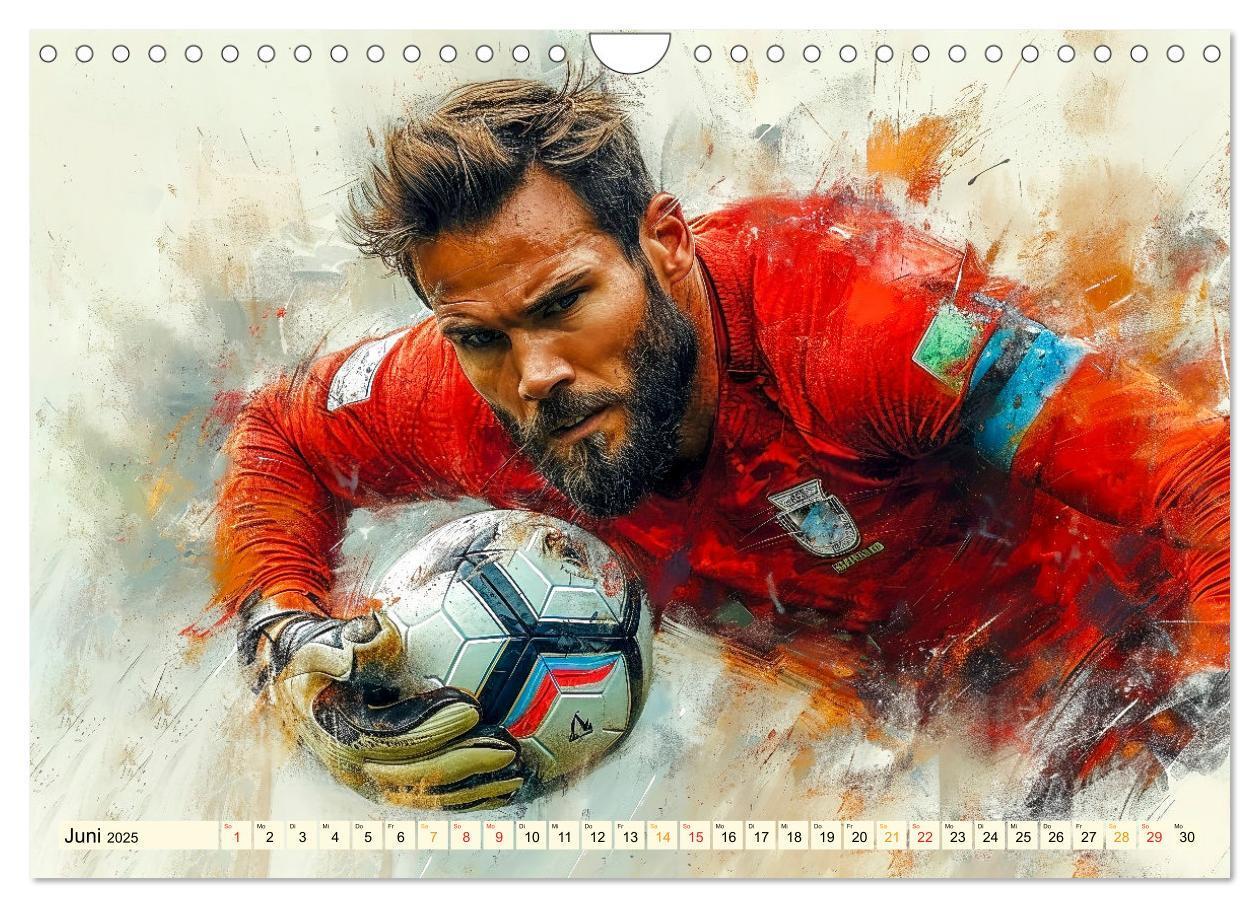 Bild: 9783383772344 | Fußball Torwart (Wandkalender 2025 DIN A4 quer), CALVENDO...